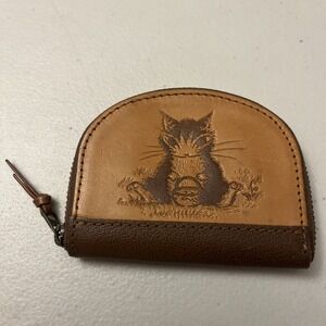 Wachifield Dayan Wachifield Genuine Leather Nyankyu Coin Purse Japan Kitten Cat